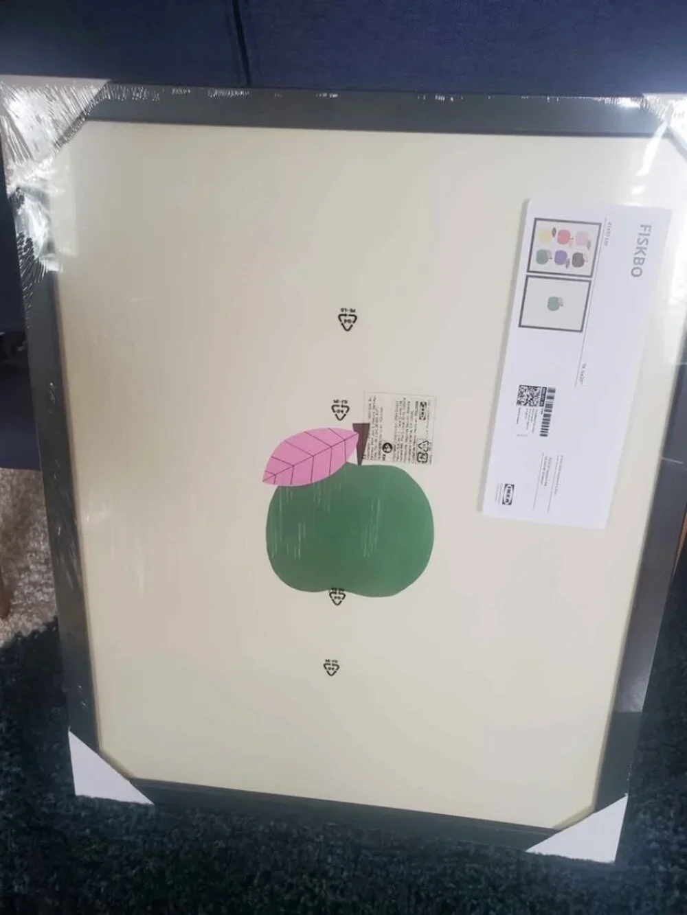 IKEA FISKBO Set of Framed Apple Prints